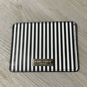 Henri Bendel Centennial Striped Card Holder